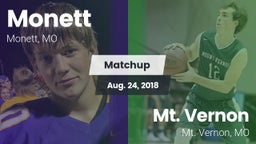 Matchup: Monett  vs. Mt. Vernon  2018