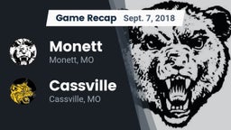Recap: Monett  vs. Cassville  2018