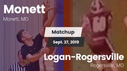 Matchup: Monett  vs. Logan-Rogersville  2019
