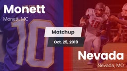 Matchup: Monett  vs. Nevada  2019
