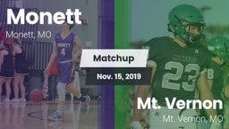 Matchup: Monett  vs. Mt. Vernon  2019