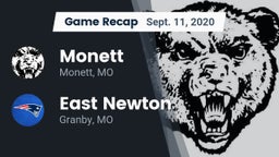 Recap: Monett  vs. East Newton  2020