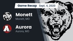 Recap: Monett  vs. Aurora  2020