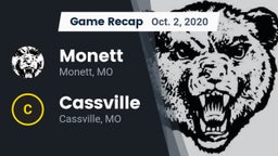 Recap: Monett  vs. Cassville  2020