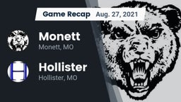 Recap: Monett  vs. Hollister  2021