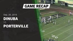 Recap: Dinuba  vs. Porterville  2015