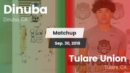 Matchup: Dinuba vs. Tulare Union  2016