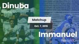 Matchup: Dinuba vs. Immanuel  2016