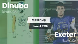 Matchup: Dinuba vs. Exeter  2016
