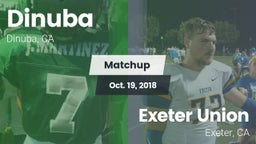 Matchup: Dinuba vs. Exeter Union  2018
