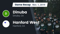 Recap: Dinuba  vs. Hanford West  2019