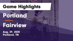 Portland  vs Fairview  Game Highlights - Aug. 29, 2020