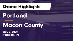 Portland  vs Macon County  Game Highlights - Oct. 8, 2020