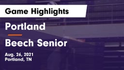 Portland  vs Beech Senior  Game Highlights - Aug. 26, 2021
