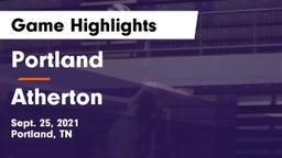 Portland  vs Atherton  Game Highlights - Sept. 25, 2021