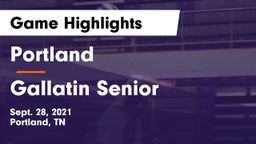 Portland  vs Gallatin Senior  Game Highlights - Sept. 28, 2021