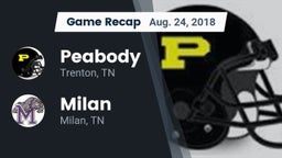 Recap: Peabody  vs. Milan  2018
