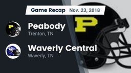 Recap: Peabody  vs. Waverly Central  2018