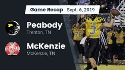 Recap: Peabody  vs. McKenzie  2019