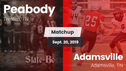 Matchup: Peabody vs. Adamsville  2019