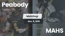Matchup: Peabody vs. MAHS 2019