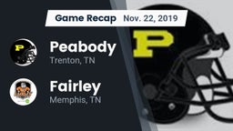 Recap: Peabody  vs. Fairley  2019