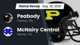 Recap: Peabody  vs. McNairy Central  2020