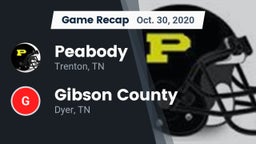 Recap: Peabody  vs. Gibson County  2020