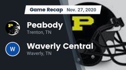 Recap: Peabody  vs. Waverly Central  2020