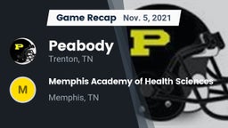 Recap: Peabody  vs. Memphis Academy of Health Sciences  2021