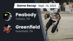 Recap: Peabody  vs. Greenfield  2022