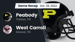 Recap: Peabody  vs. West Carroll  2022