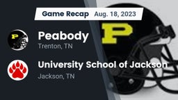 Recap: Peabody  vs. University School of Jackson 2023