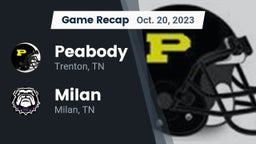 Recap: Peabody  vs. Milan  2023