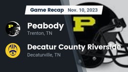 Recap: Peabody  vs. Decatur County Riverside  2023