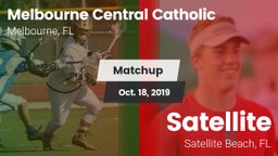 Matchup: Melbourne Central Ca vs. Satellite  2019