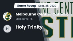 Recap: Melbourne Central Catholic  vs. Holy Trinity 2020