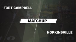 Matchup: Fort Campbell vs. Hopkinsville 2016