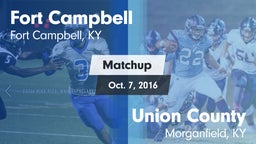 Matchup: Fort Campbell vs. Union County  2016