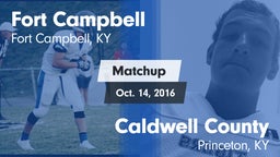 Matchup: Fort Campbell vs. Caldwell County  2016