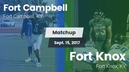 Matchup: Fort Campbell vs. Fort Knox  2017