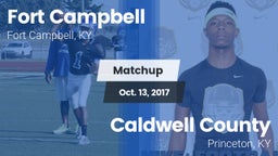Matchup: Fort Campbell vs. Caldwell County  2017