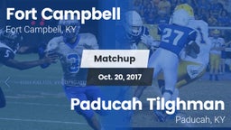 Matchup: Fort Campbell vs. Paducah Tilghman  2017