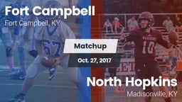 Matchup: Fort Campbell vs. North Hopkins  2017