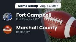 Recap: Fort Campbell  vs. Marshall County  2017