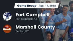 Recap: Fort Campbell  vs. Marshall County  2018