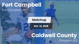 Matchup: Fort Campbell vs. Caldwell County  2018