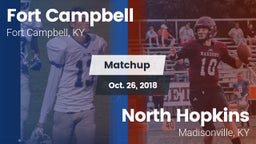 Matchup: Fort Campbell vs. North Hopkins  2018