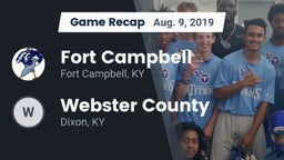 Recap: Fort Campbell  vs. Webster County  2019