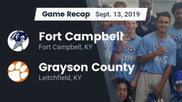 Recap: Fort Campbell  vs. Grayson County  2019